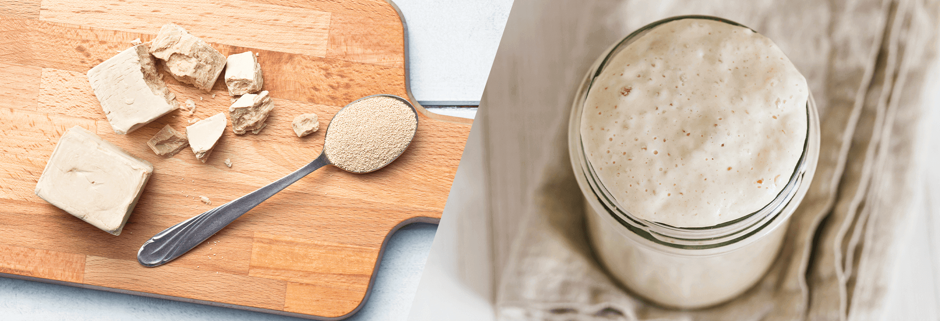 Fermentação mista: quando usar fermento biológico + levain